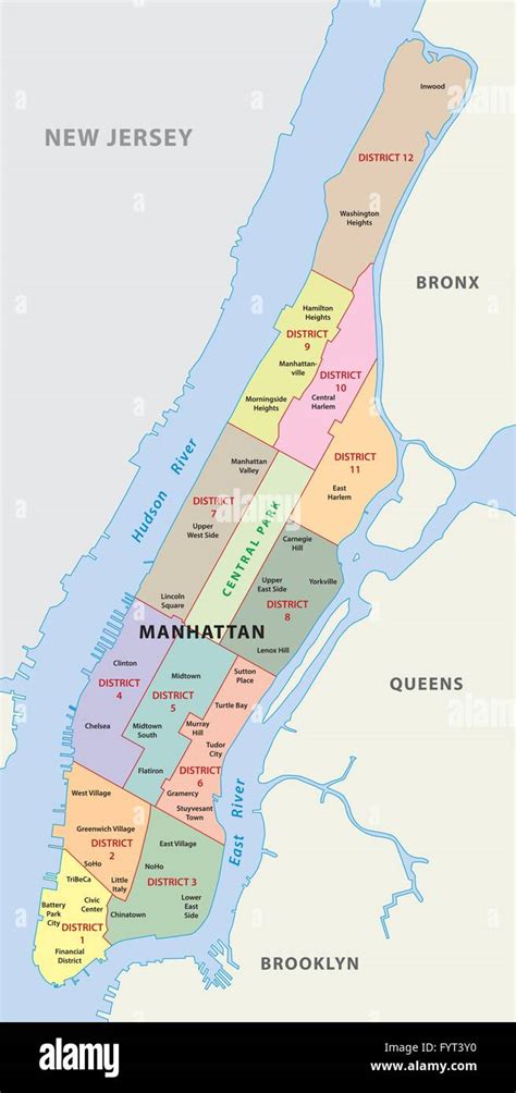 Map of Manhattan: all the info on the famous NYC district.
